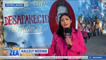 Realizan mural por la lucha de familiares que buscan a seres queridos desaparecidos en Guadalajara