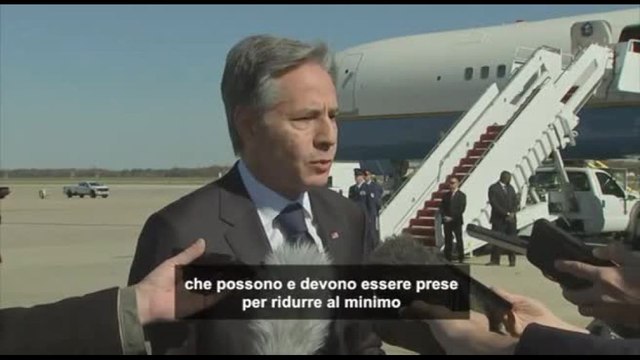 Medio Oriente, Blinken: Chiederemo a Israele misure concrete