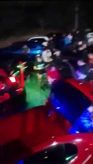 El 'parkineo' de los Fear Hooligans en La Roca