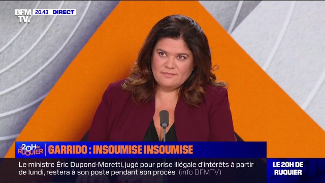Raquel Garrido (LFI) sur l'attaque du Hamas en Israël: Le 7 octobre, il s'est produit un acte de terreur absolument ignoble (...) C'est du terrorisme islamiste, des crimes de guerre, peut-être même des crimes contre l'humanité