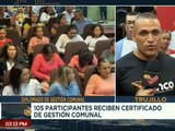 Trujillo | Entregan  105 certificados de la segunda cohorte del diplomado de Gestión Comunal