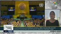 La Habana: El pdte. cubano Miguel Díaz-Canel celebra victoria en la ONU sobre el bloqueo de EE. UU.