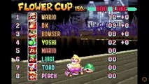 Gameplay Mario Kart: Super Circuit - Flower Cup 150 cc