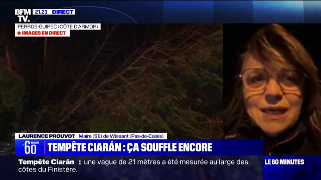 Ça bouge énormément : À Wissant (Pas-de-Calais), le vent continue de souffler dans le sillage de la tempête Ciarán