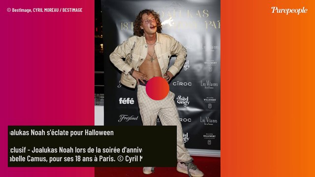 Joalukas Noah terrifiant pour Halloween : le fils de Yannick Noah s'éclate avec une ravissante blonde