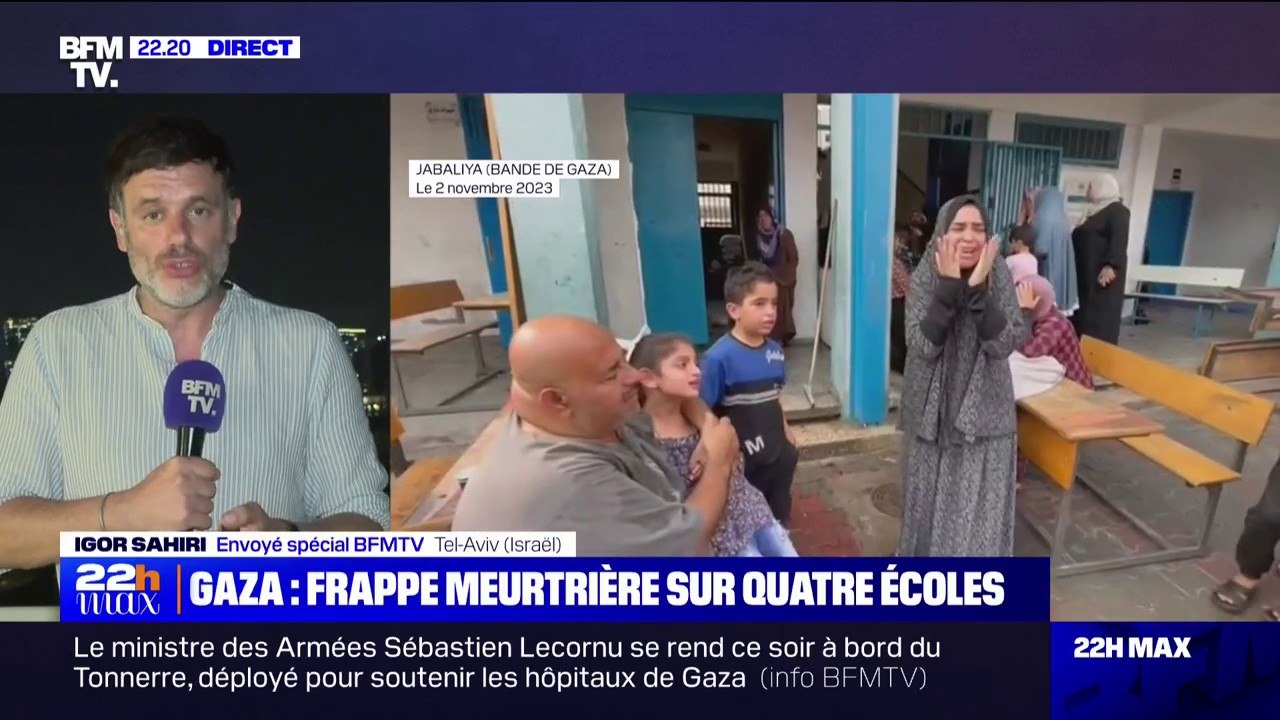 Guerre Israël-Hamas: quatre écoles de l'ONU dans la bande de Gaza, abritant des déplacés, ont été touchées par des bombardements