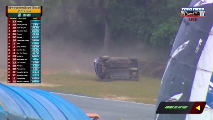 Racing Car Thailand Mini Club 2023 Bira 3 Race 2 Peng Flips