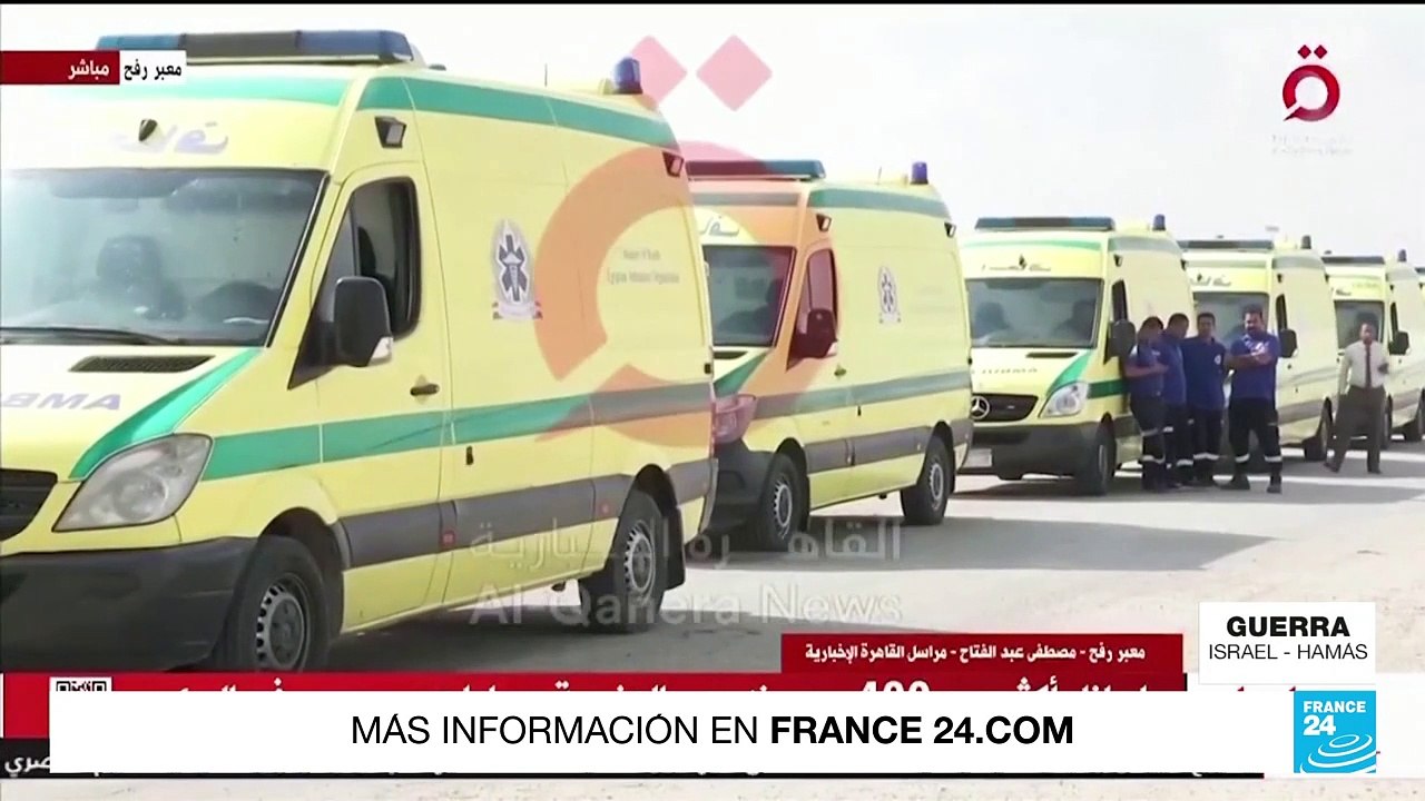 Huir de la guerra en Gaza, una posibilidad para extranjeros y algunos heridos graves