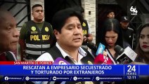 San Martín de Porres: rescatan a empresario secuestrado por delincuentes extranjeros