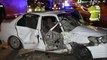 Kırıkkale'de Kepçe ile İki Otomobilin Karıştığı Zincirleme Trafik Kazasında 4 Kişi Yaralandı