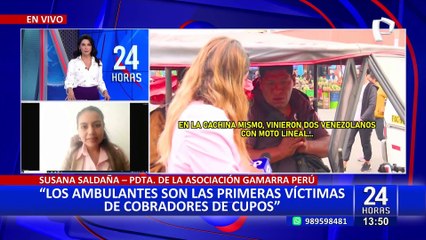 Susana Saldaña: "La extorsión y el sicariato deberían considerarse como terrorismo"