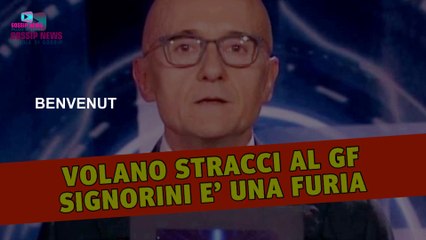 Volano Stracci al Grande Fratello: Signorini è Una Furia!