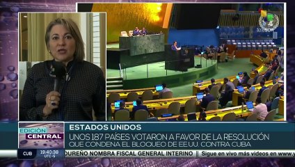 José Oro: Es necesario terminar el bloqueo contra Cuba