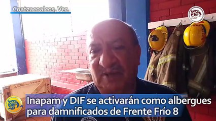 Télécharger la video: Inapam y DIF se activarán como albergues para damnificados de Frente Frío 8 en Coatzacoalcos