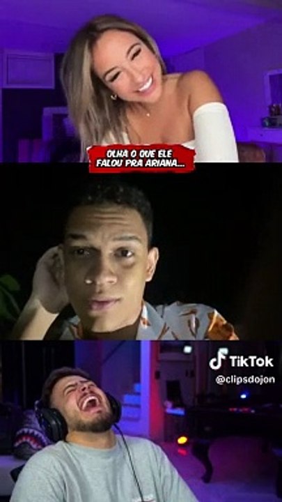 Olha o que ele falou pra ariana duarte kkkkkkkk
