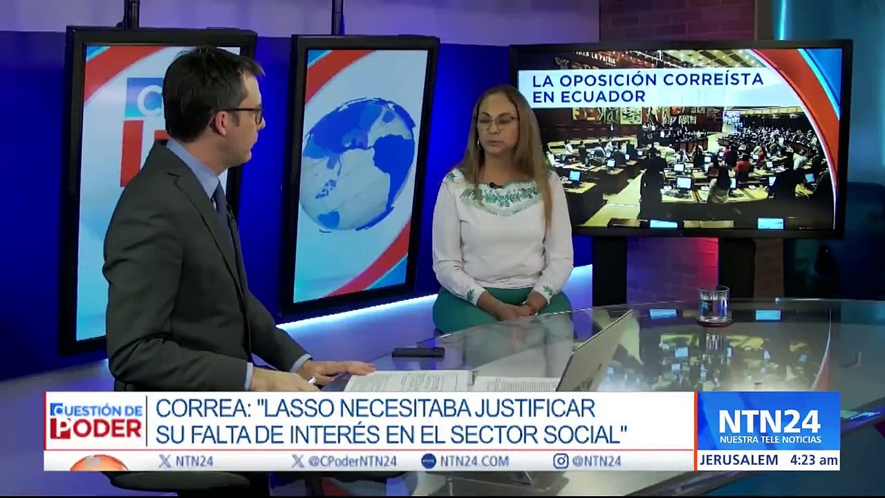 El rol de la oposición ecuatoriana según Pierina Correa, asambleísta y hermana de Rafael Correa