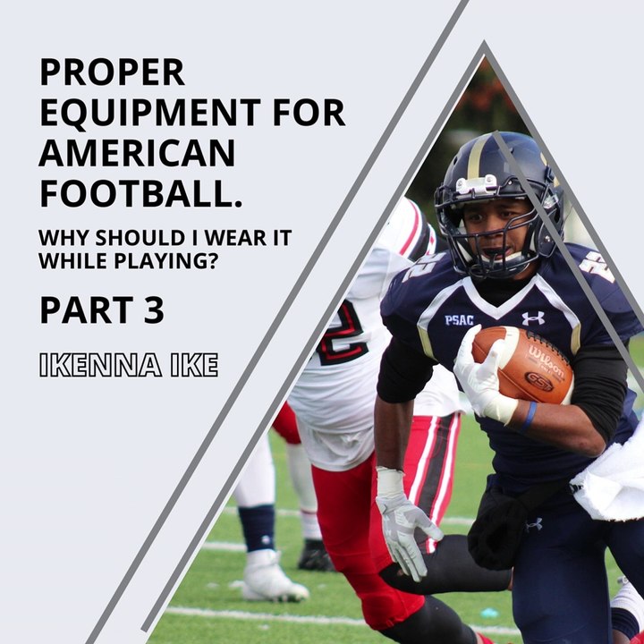  IKENNA IKE PROPER EQUIPMENT FOR AMERICAN FOOTBALL THIGH PADS AND