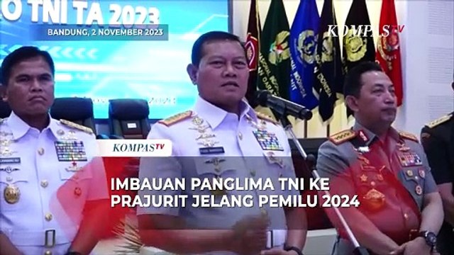 Imbauan Panglima TNI Yudo Margono ke Prajuritnya Jelang Pemilu 2024