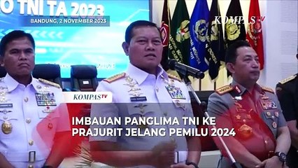 Imbauan Panglima TNI Yudo Margono ke Prajuritnya Jelang Pemilu 2024