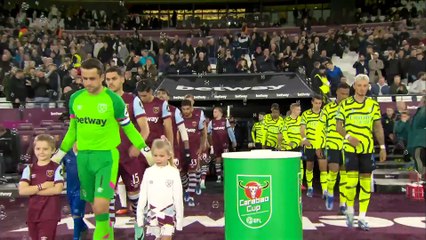 Arsenal vs West Ham 1 x 3 Carabao Cup Highlights 2023 - Bowen  Kudus On Target