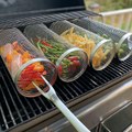 New Grilling Basket BBQ Basket Stainless Steel Grill Outdoor Picnic Camping Barbecue Cooking Supplies