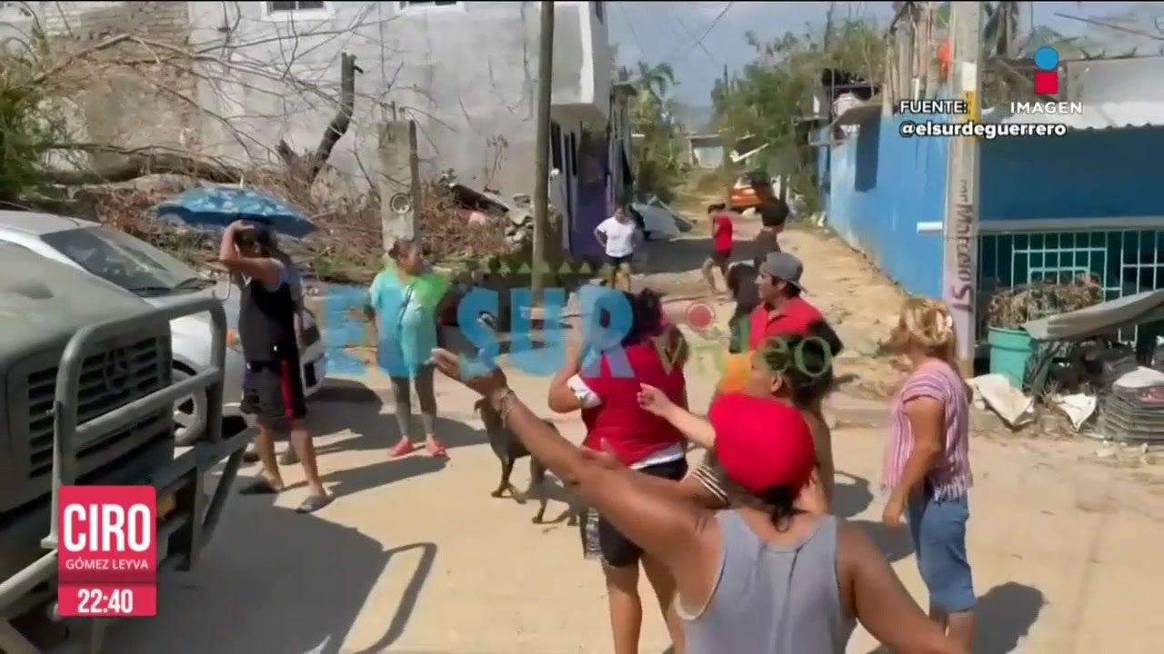 Habitantes de la colonia Sinaí en Acapulco aseguraron que no han recibido apoyo