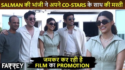 Salman Khan's Niece Alizeh Agnihotri In Full Masti With Her Co-Stars Farrey Promotion