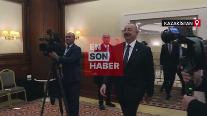 Cumhurbaşkanı Erdoğan, İlham Aliyev ile Astana'da görüştü