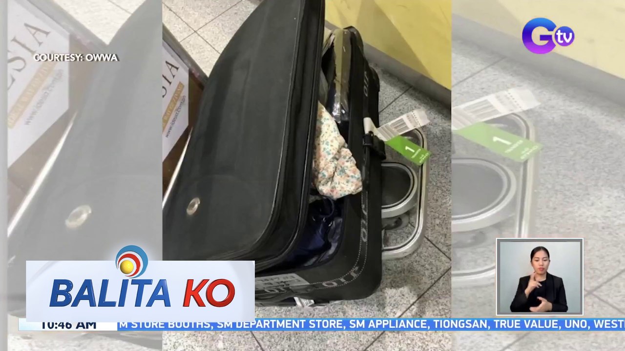 Airline na sinakyan ng ilang OFW na ni-repatriate mula Israel, nagsalita na tungkol sa mga nasirang bagahe at nawalang gamit | BK