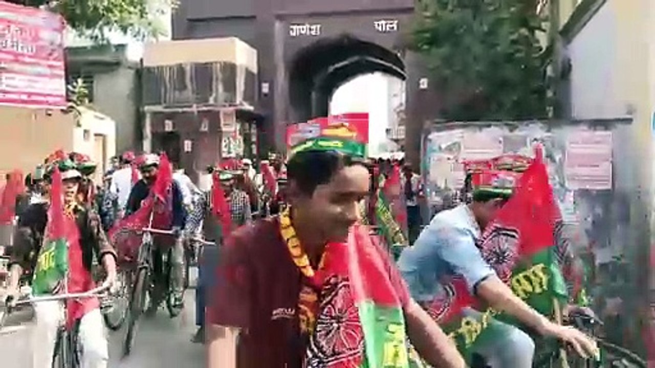 राजगढ़ -लक्ष्मणगढ़ विधानसभा: सपा प्रत्याशी सूरजभान धानका नामांकन दाखिल करने पहुंचे
