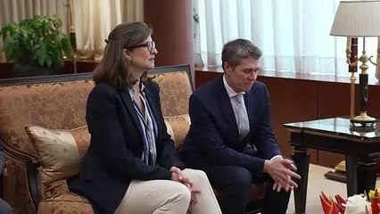 Le Chef de l’Etat félicite Marie-Christine Saragosse et son équipe de France Médias Monde pour le travail de couverture de l’actualité en Afrique