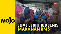 Lebih 100 jenis makanan dijual RM3 sejak enam bulan lalu