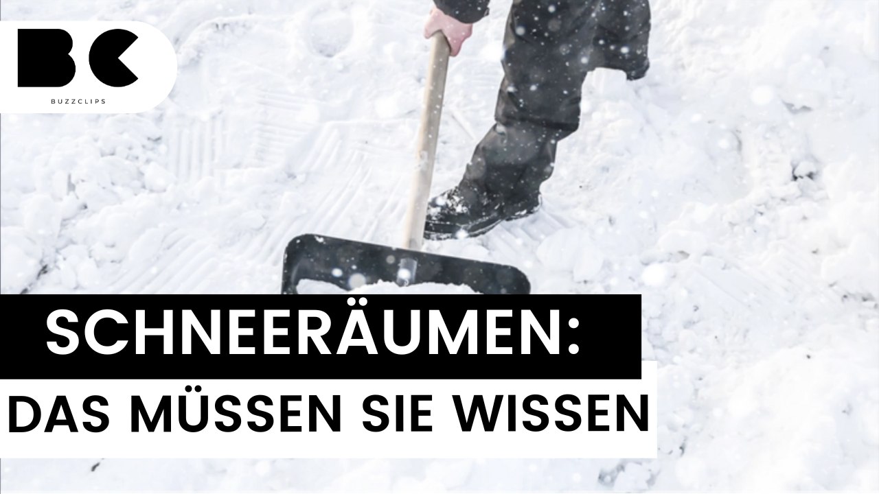Schneeräumen: Diese Pflichten haben Anwohner