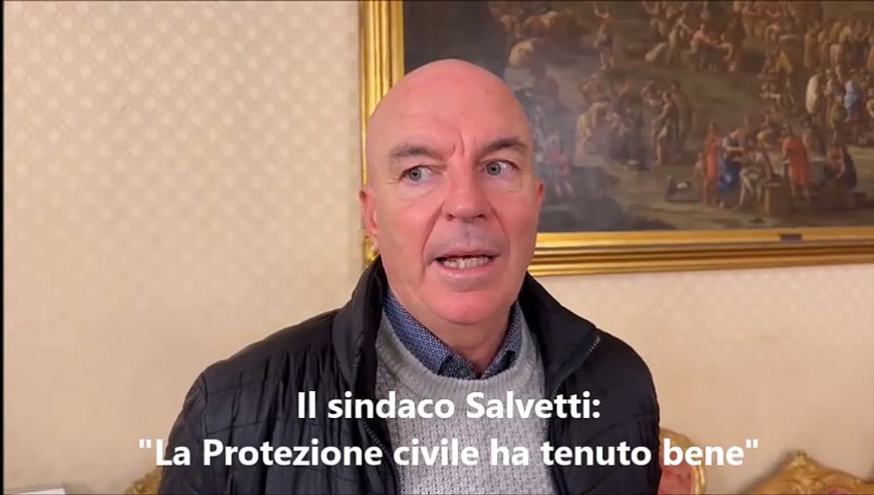 Il sindaco Salvetti (Video Novi)