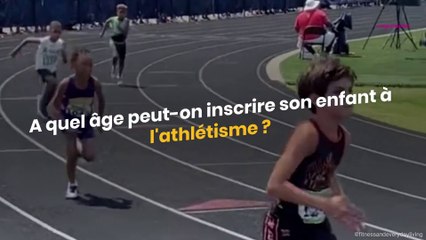 À quel âge peut-on inscrire son enfant à l'athlétisme
