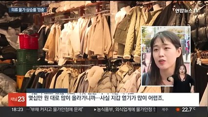 '겨울옷 어떡하나'…의류물가 31년 만에 최대 상승
