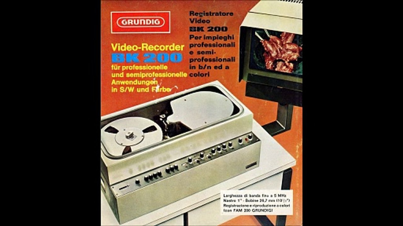 Grundig BK 200  Videorecorder  1971