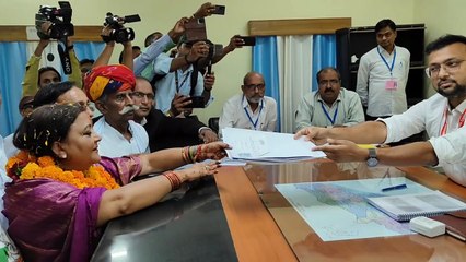 मंत्री ममता भूपेश ने समर्थकों के साथ सिकराय में किया नामांकन दाखिल