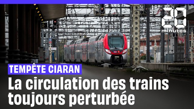 Tempête Ciaran : La circulation des trains toujours perturbée #short