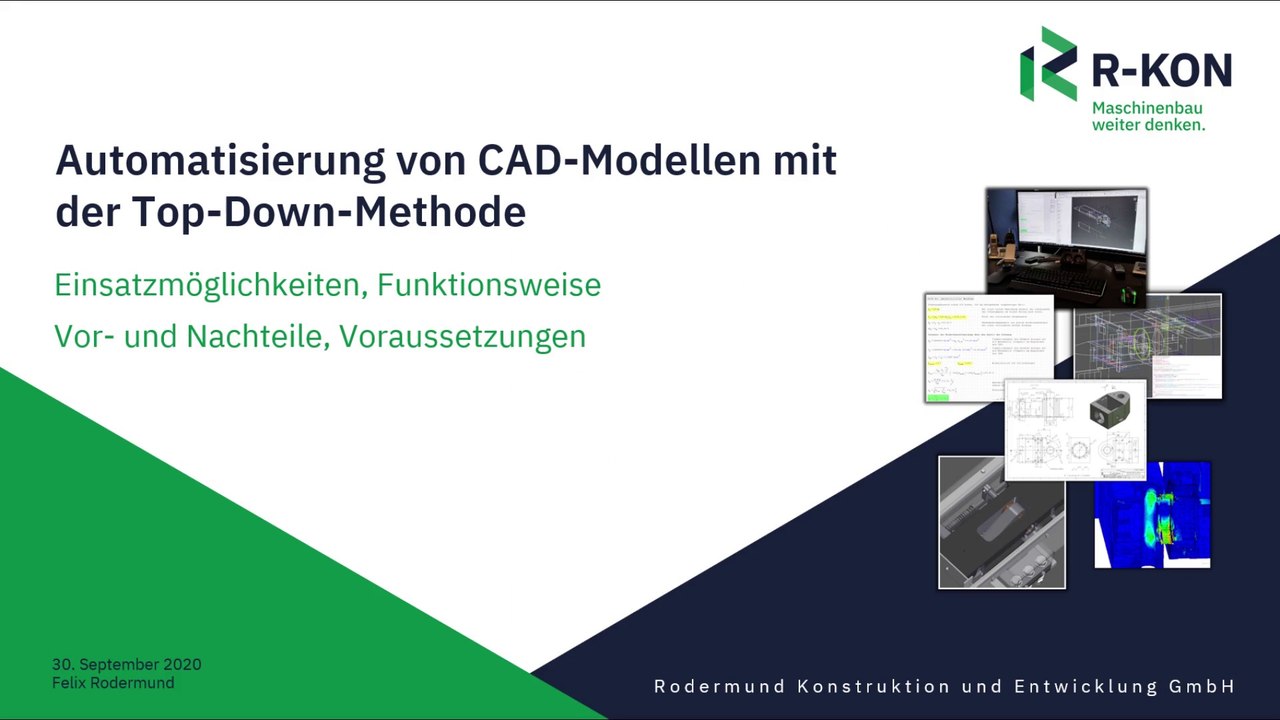 01 Top Down Modellierung im 3D-CAD