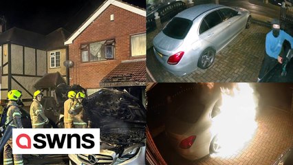 Arsonist torched three cars - before running off with his pants on fire