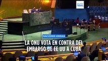 La ONU vota en contra del embargo de Estados Unidos a Cuba