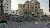 كاميرا العربية ترصد حجم الدمار الكبير في منطقة باب الهوى بعد ليلة من الغارات الإسرائيلية العنيفة