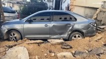 شاهد: دمار بالمنازل والسيارات بعد غارة إسرائيلية على الضفة الغربية