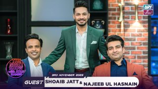 The Night Show with Ayaz Samoo | Shoaib Jatt | Najeeb ul Hasnain | 3rd November 2023 | ARY Zindagi