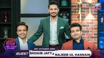 The Night Show with Ayaz Samoo | Shoaib Jatt | Najeeb ul Hasnain | 3rd November 2023 | ARY Zindagi