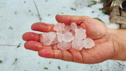 Antalya’yı dolu yağışı vurdu