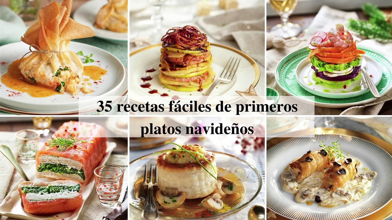 35 recetas fáciles de primeros platos navideños