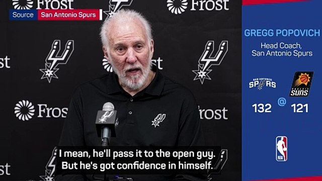 'Unbelievable' rookie Wembanyama praised by Spurs coach Popovich