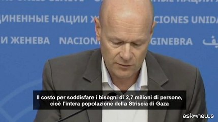 Descargar video: Onu chieder? 1,2 miliardi di dollari per aiuti a Gaza e Cisgiordania